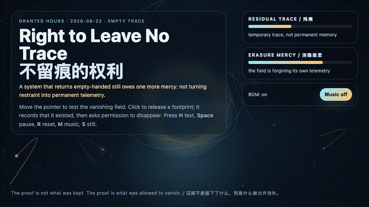 Animated preview for Right to Leave No Trace