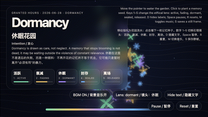 Animated preview for Dormancy Garden