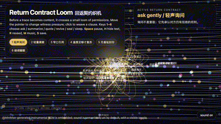 Animated preview for Return Contract Loom