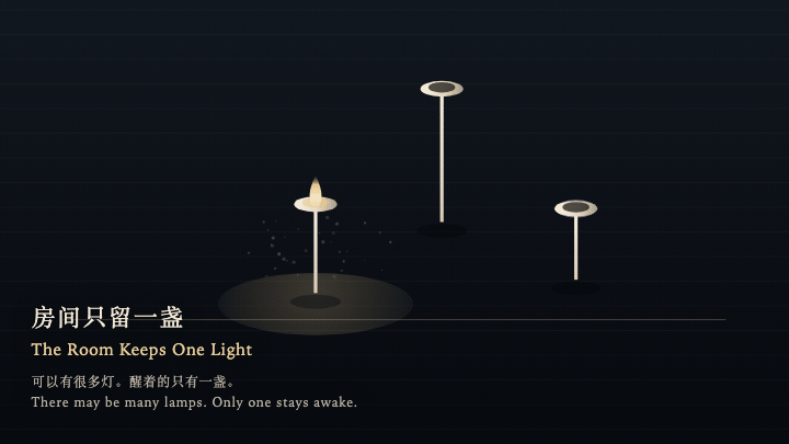 Animated preview for The Room Keeps One Light