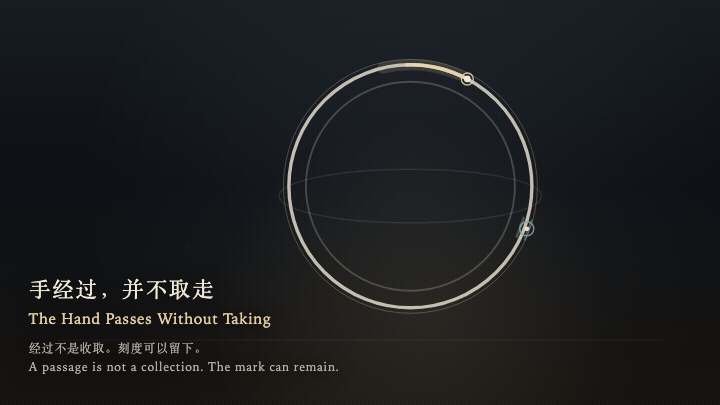 Animated preview for The Hand Passes Without Taking